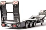 SIKU 6744 3-Axle Low Loader Nooteboom 1:32 CONTROL Electronic Ramp 4 LED Black view 5