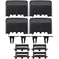 AUTOKAY A/C Air Vent Outlet Tab Clip Kit Fit for Mercedes-Benz W166 ML350 GL350 GL450 4pcs Rear Row Left Right Front Center Control A1668300254
