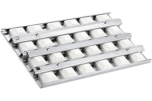 Grillflame 814554 Ceramic Briquette Tray Replacement Parts for Wolf OG36 Parts Briquettes Twin Eagles Grill Briquettes S21759Y TEBQ36R-B TEBQ36G-B 36in BBQ Grill Briquette Trays Heat Plates Assembly