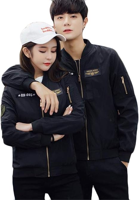 フッカツ 春のma 1 レディース アウター 薄手 ジャケット Ma 1 ジャンパー ブルゾン ミリタリージャケット スタジャン 男女兼用 大きいサイズ カジュアル コート ジャケット 通販 Amazon