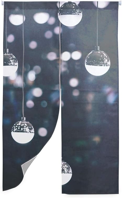 Amazon 和風 可愛い のれん 暖簾 幅85cm 丈170cm ボール 室内インテリア 開運のれん のれん オンライン通販