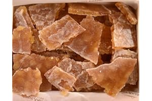 ANDY ANAND CHOCOLATIER Andy Anand Old Fashioned Sugar Free Ginger Brittle, with chunks of Real Ginger, Keto & Diabetic-Friendly, Amazing Delicious & Divine, Gluten Free Non-GMO, Vegan, No Artificial Flavors or Dyes (7oz)