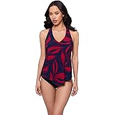 MagicSuit Women's Swimwear Rossobleu Taylor Underwire Tankini Top Separate, Multi, 10