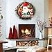 D-FantiX 14 inch Small Merry Christmas Wreaths for Front Door, Small Grapevine Wreath Indoor Winter Holiday Wreaths Front Door Christmas Decoration Clearance (Reindeer Snowman Santa Claus)
