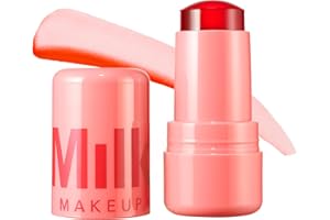 Milk Makeup Cooling Water Jelly Tint – Sheer Lip + Cheek Stain with Vegan Collagen, Seawater + Aloe – Hydrating, Long-Lasting, Buildable Lip Tint + Blush
