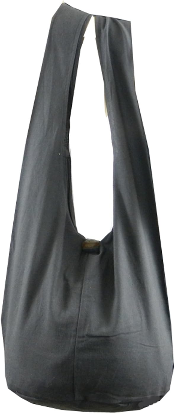 BTP! Thai Monk Buddha Cotton Sling Crossbody Messenger Bag Shlouder Purse Hippie Hobo Medium