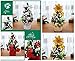 SuperMM Mini Artificial Christmas Tree Christmas Decoration for Table and Desk Tops Small Christmas Tree Perfect for Your Home Office 3Pack