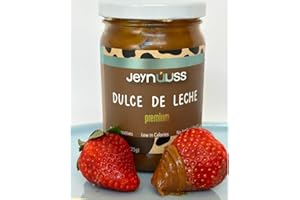 JEYNÚUSS Dulce de Leche Gluten Free Caramel Spread Lactose Free USA Made it Caramel Sauce, Cajeta, Doce de Leite, Arequipe Creamy and Smooth, Kosher, No Palm Oil 15 Oz