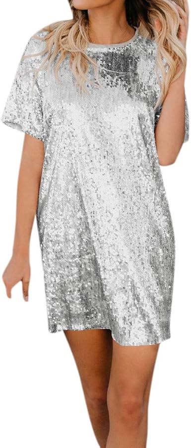 abito lungo con paillettes