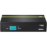 TRENDnet 5-Port Unmanaged 10/100 Mbps PoE Switch with 4 PoE Ethernet Ports, 802.3af (TPE-S50)