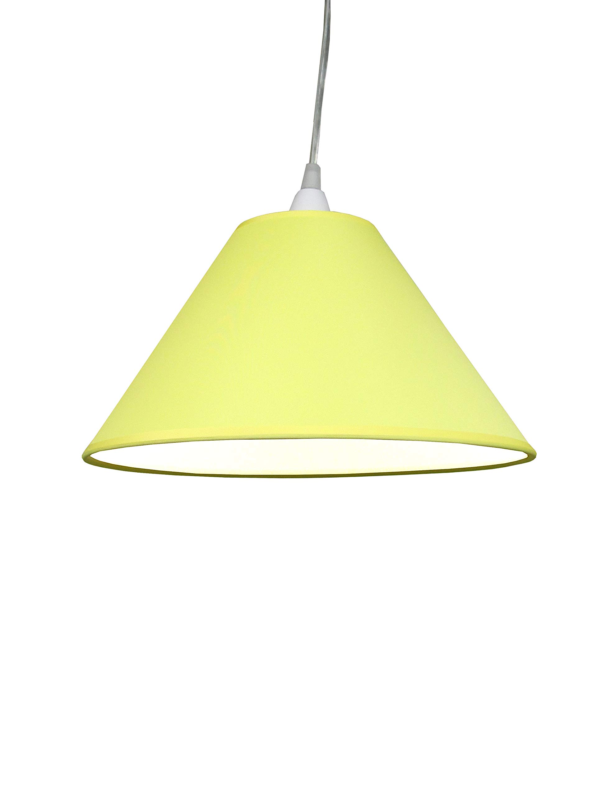 10 Inch Linen Tapered Edge Coolie (Primrose Yellow)