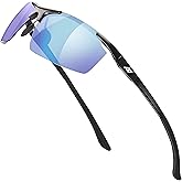 POLARS DESIGN Square Polarized Sunglasses UV Protection Rectangular Classic Shades for Women men Driving fishing