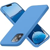 Cordking Designed for iPhone 12 Case/iPhone 12 Pro Case, Blue | Silicone Ultra Slim Shockproof Protective Phone Case with [So