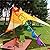SICA 110cm Rainbow Spiral Curlie Tail Windmill Colorful Wind Spinner Tent Garden Decoration