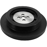 AULINK 3918999 Rubber Vibration Damper Balancer Crankshaft Pulley 5.9L | For 1998-2002 Ram 2500 3500 Bumper,For Freightliner FC70 FC80 FL50 FL60 FL70 FL80,For Ford CF700 F700 VP44 Cummins 24V Diesel