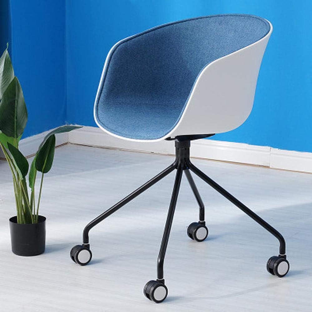 Amazon Com Full Enclosed Chair Metal Swivel Chair Simple Casual Computer Swivel Chair Plastic Swivel Chair Kitchen Dining