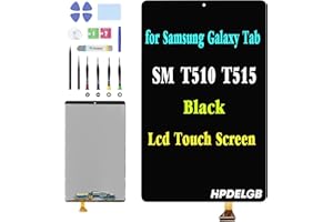 HPDELGB for Samsung Galaxy Tab A 10.1 2019 SM-T510 T510 T515 T510F T515F LCD Display Touch Screen Digitizer Assembly (Black)