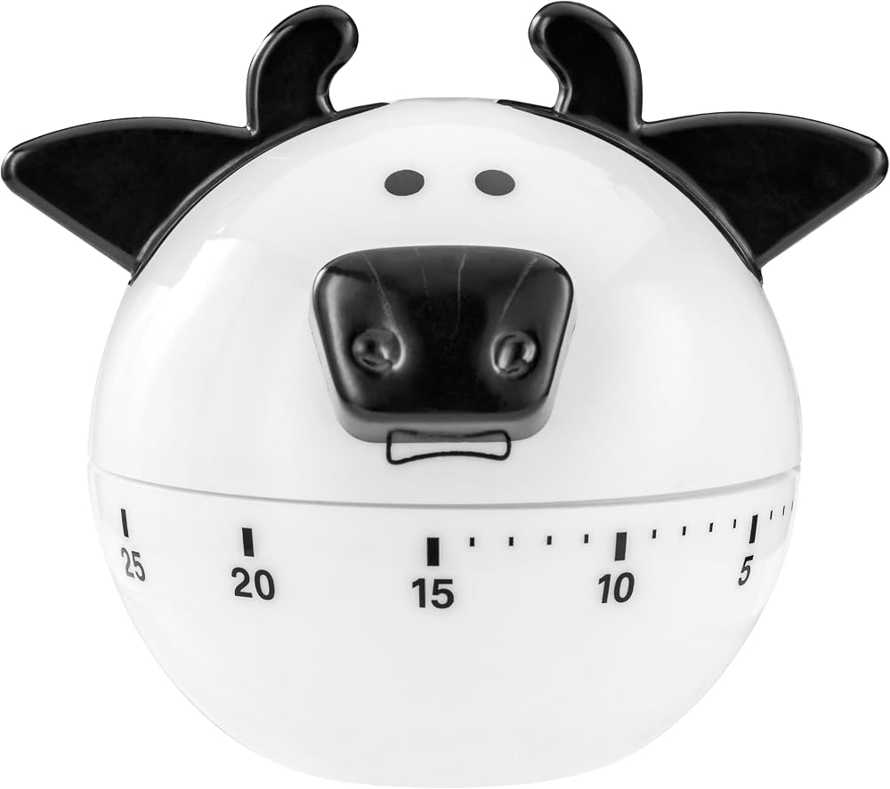 Judge Cow Kitchen Timer 60 Minute Wind Up Mechanical Cow Timer