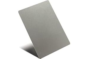 Matte Stainless Steel Sample for CT Copper Tailor Custom Stainlesss Steel Range Hoods,2" by 3" Sheet