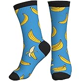 KZCNWOP Funny Athletic Sport Novelty Crew Socks for Men Women, Cute Casual Crazy Dress Socks for Running Hiking Soccer