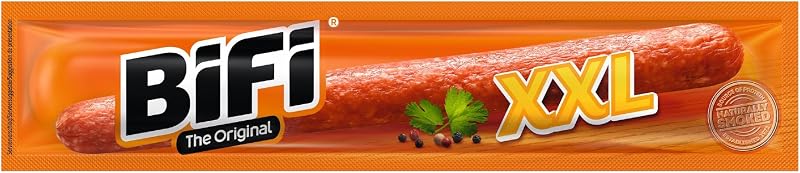 Original XXL – Stick di salame, snack formato tascabile, essiccati all'aria, da gustare in viaggio, in ufficio o quando fai sport, con pepe, coriandolo e aglio, confezione da 30, 30 x 40 g