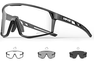 KAPVOE Photochromic Cycling Glasses Men Mountain Bike Sunglasses Women Clear MTB Sports Goggles Bicycle Triathlon K180