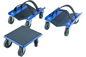 KASTFORCE Snowmobile Dollies Full-Rubber-Pad-Protection Heavy Duty Dollies Carries up to 1500 lbs (682 kg) V-Slide with 2.5 I