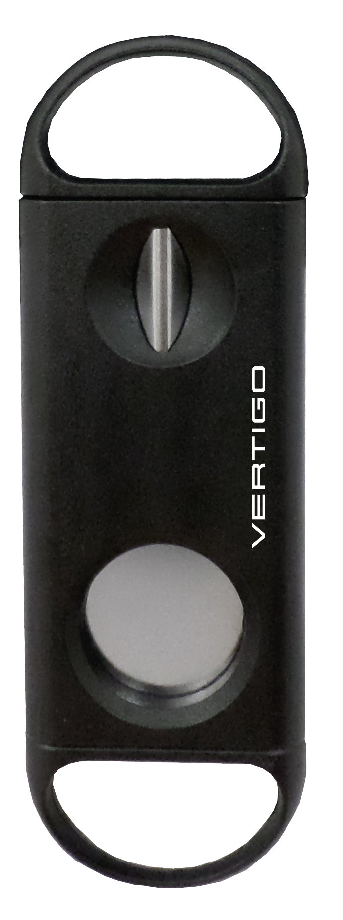 Vertigo By Lotus Duel V-Cutter & Guillotine Black Cigar Cutter 56 Ring Gauge New