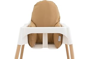 Yeah Baby Goods Wipeable IKEA Antilop Highchair Cushion Cover (Doe) - Soft, Waterproof Baby High Chair Cover