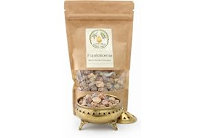 Frankincense Resin, 100% Natural Tree Gum for Incense, Boswellia Sacra, Chruch Incense (150 Grams)