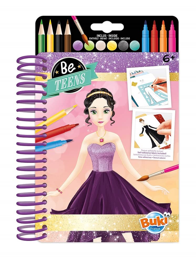 BUKI France CM102 Fashion Sketchbook-Evening Dresses