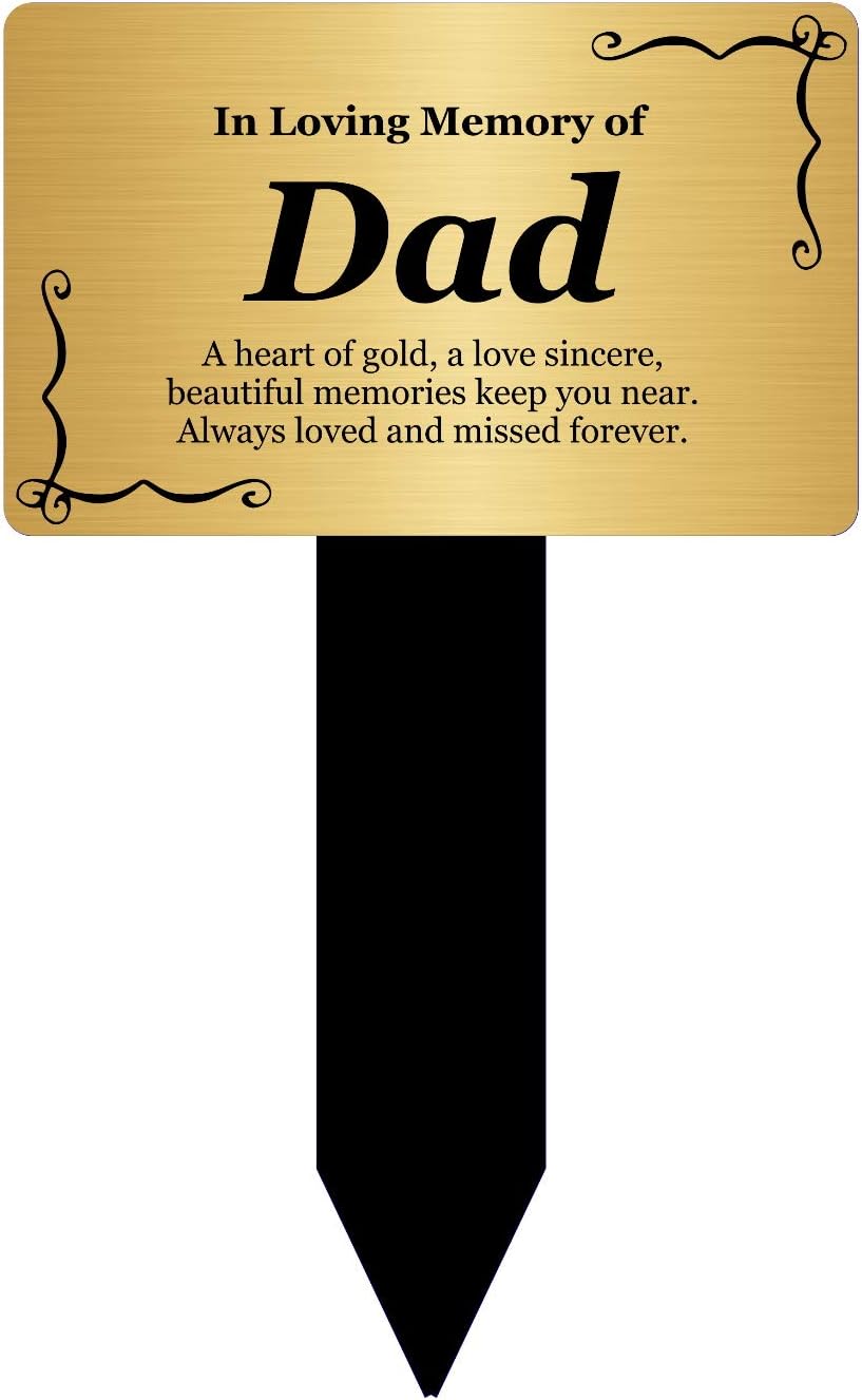 Bereavement Gifts. Memorial Plaques With Custom Text, Gardens Ground Stake Or Grave Ornaments, Acrylic - Image 3