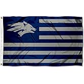 Nevada Wolfpack American and Stripes Nation Flag