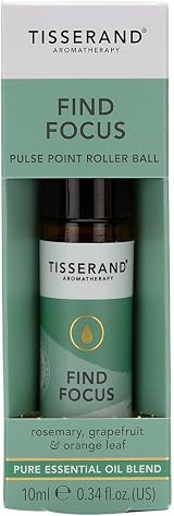 Tisserand Focus Aromatherapy Roller Ball Essential Oil 10ml