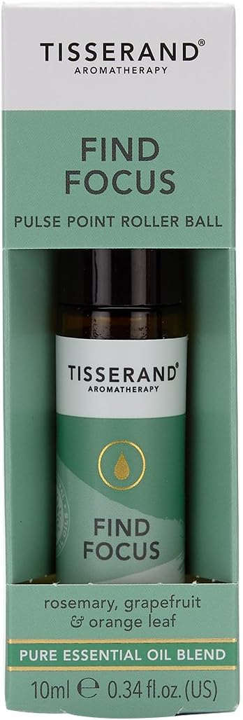Tisserand Focus Aromatherapy Roller Ball Essential Oil 10ml