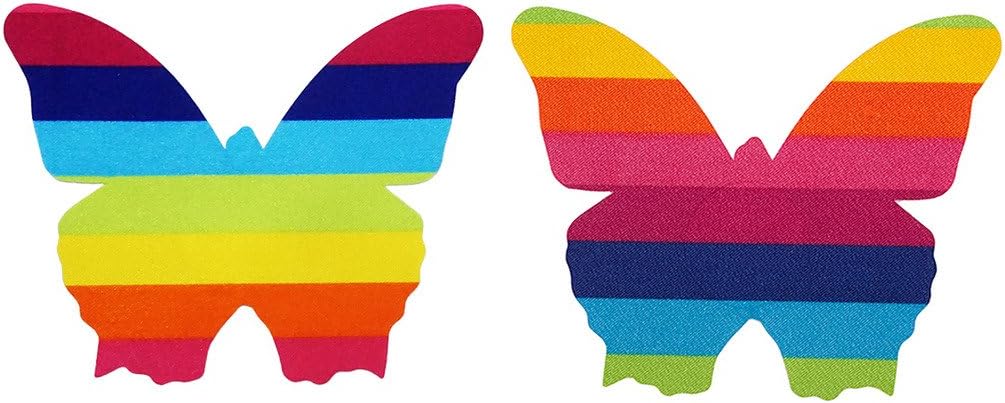 10 Pairs Disposable Women Rainbow Shape Pasties Nipple Cover Lingerie Sticker