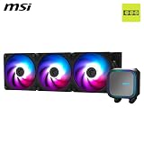 MSI MAG A13 360 AIO CPU Liquid Cooler 360mm Radiator RGB view 2