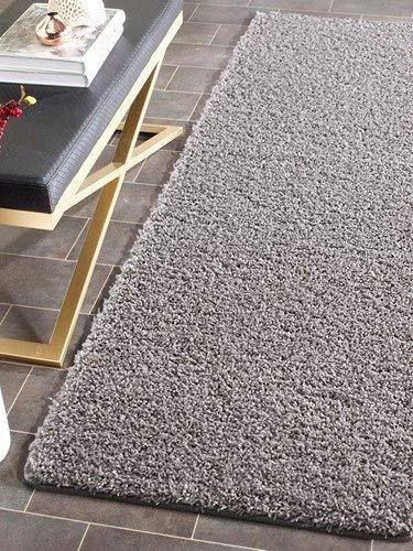 Silver Soft Tappeto Morbido A Pelo Lungo Lavabile In