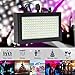 Strobe Light,SOLMORE 180LEDs 35W Party Lights Super Bright Flash Stage Lighting Disco DJ Lights, Auto Sound Activated Adjustable Flash Speed Control for Parties Wedding KTV Pub AC90-240V (Metal Case)