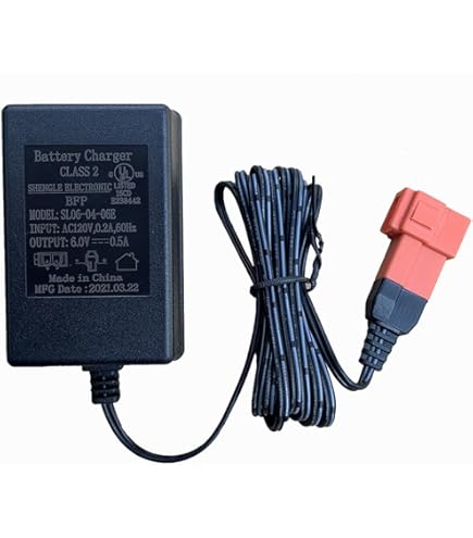 2-Pin 6V Battery Wire Harness With Fuse - Red Square Socket For Kids Ride On Toys Replacement