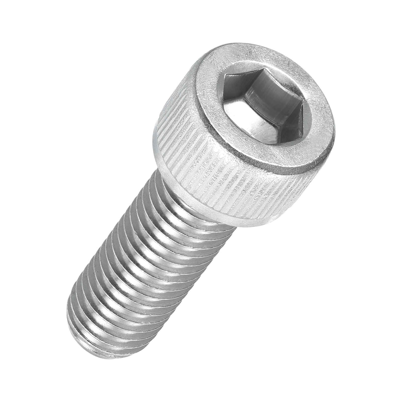 Kozelo 10pcs Socket Head Cap Screws - [M10-1.5 x 30mm] 304 Stainless Steel Allen Socket Drive for Electrical Motor 3D Printing Fan Engine Replacement Use, Silver — image 1