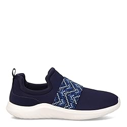 Clarks Women's Nova Way Sneaker, Dark Navy Combi, 11