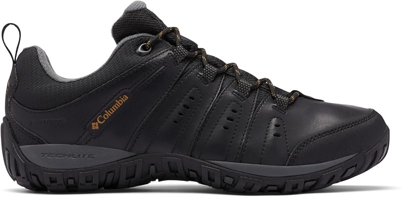 Woodburn 2 WP, Scarpe da trekking ed escursionismo impermeabili a vita bassa Uomo, Black/Caramel 2024 , 42 EU