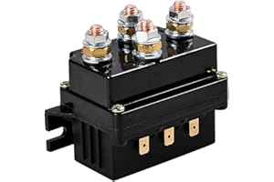 12V 500A Winch Solenoid Contactor Relay for 8000lbs-12000lbs ATV UTV 4WD 4x4 Winches Replacement