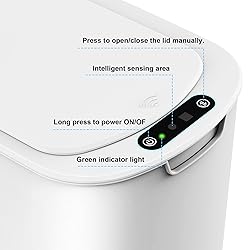 Cesun 5 Gallon Automatic Bathroom Trash