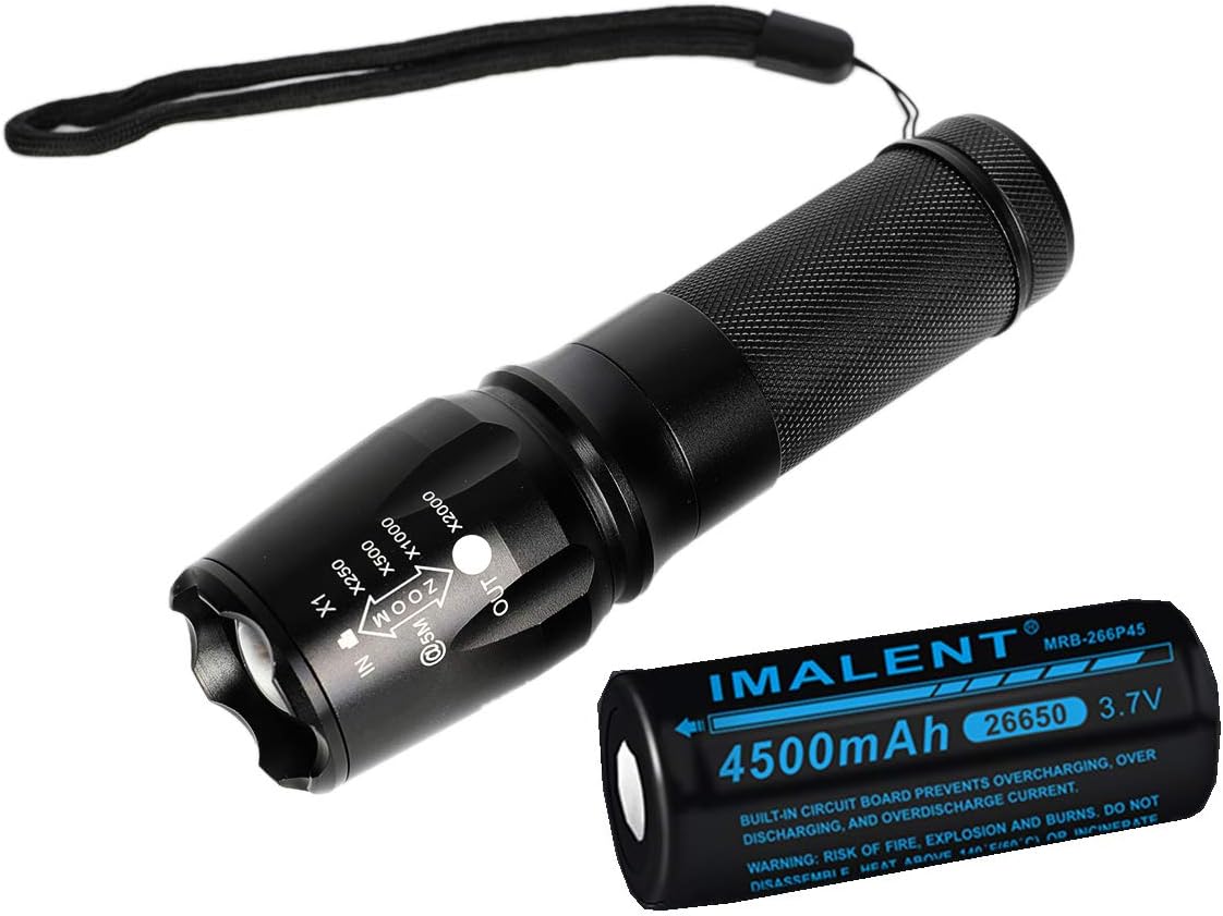 IMALENT DN70 26650 Recharger Battery for DN70,DN35 and other Flashlight