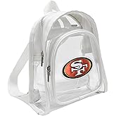 Littlearth NFL Clear Mini Backpack San Francisco 49ers