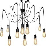 3 Kopf Jahrgang Edison Multiple Ajustable DIY Decken Spinnen-Lampen