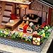 Per Miniature Dollhouse Kit Decorations with Lights and Furniture DIY House Craft Kits DIY Small House Model Puzzle Building Model Assembling Dollhouses for Adults and Kids