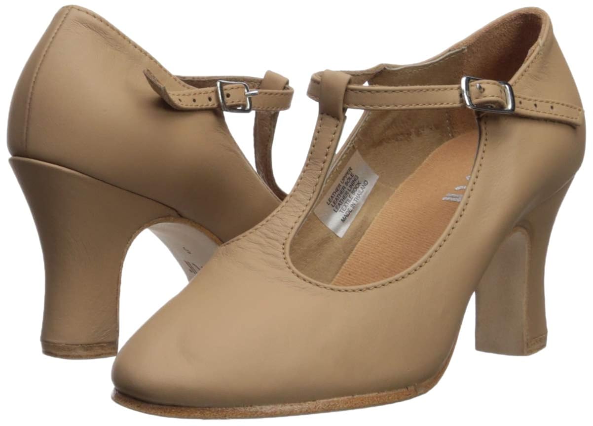 bloch t strap character shoes